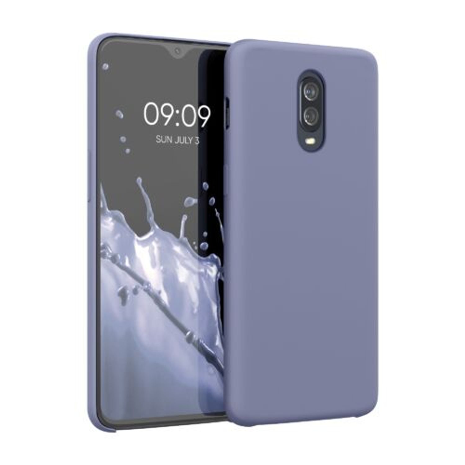 Husa pentru OnePlus 6T, Silicon, Mov, 46316.130 fotografia produsului