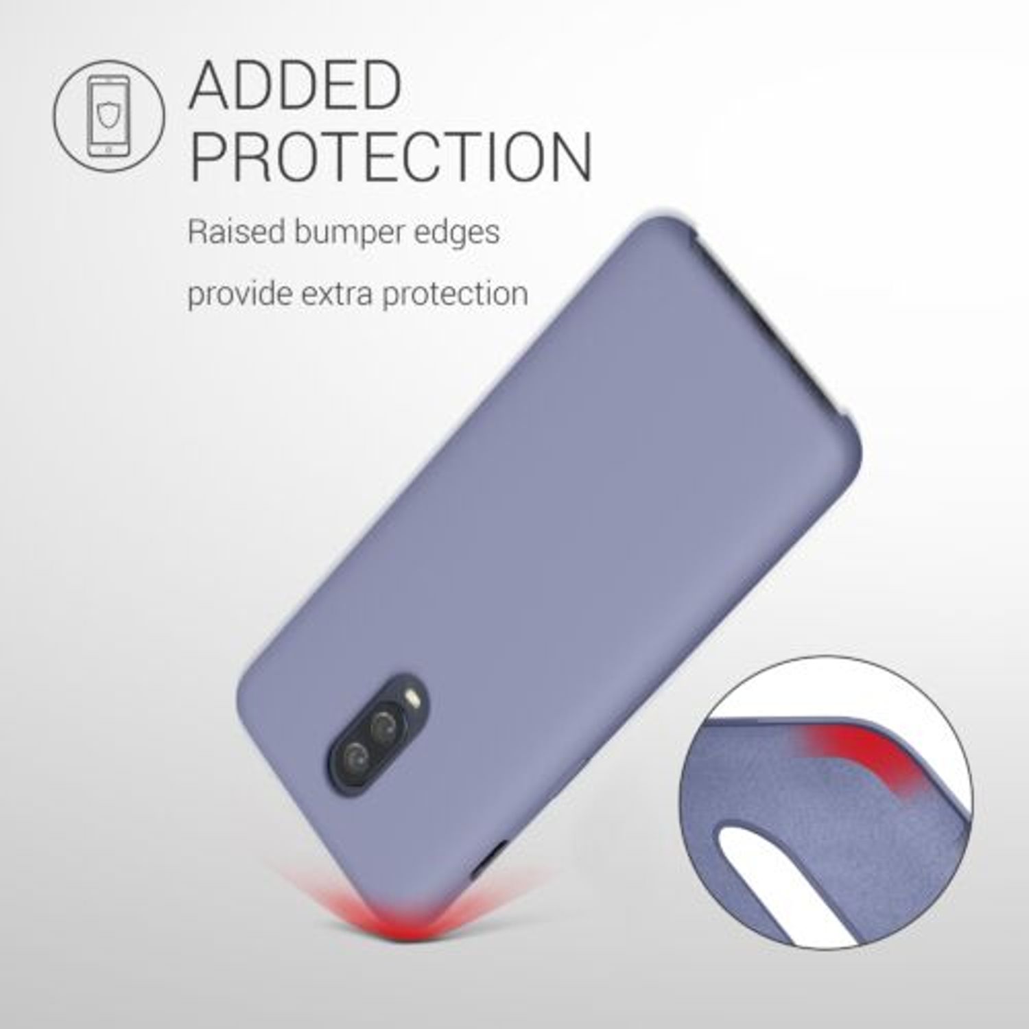 Husa pentru OnePlus 6T, Silicon, Mov, 46316.130 fotografia produsului View 6 L