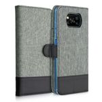 Husa pentru Xiaomi Poco X3 (NFC), Textil, Gri, 53881.22 fotografia produsului View 4 S