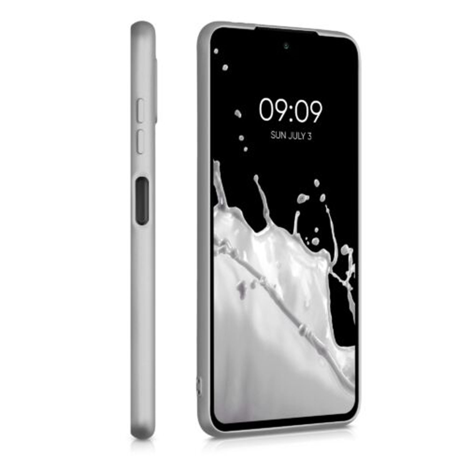 Husa pentru Xiaomi Poco X3 (NFC)/Poco X3 Pro, Silicon, Silver, 53483.67 fotografia produsului View 5 L