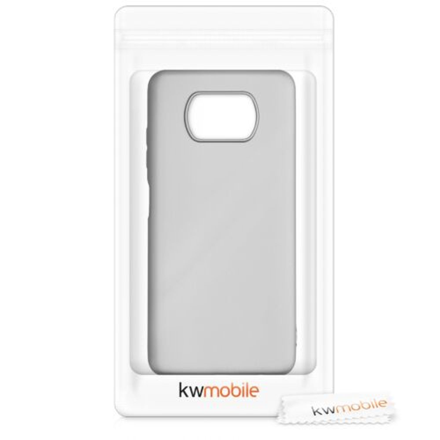 Husa pentru Xiaomi Poco X3 (NFC)/Poco X3 Pro, Silicon, Silver, 53483.67 fotografia produsului View 7 L