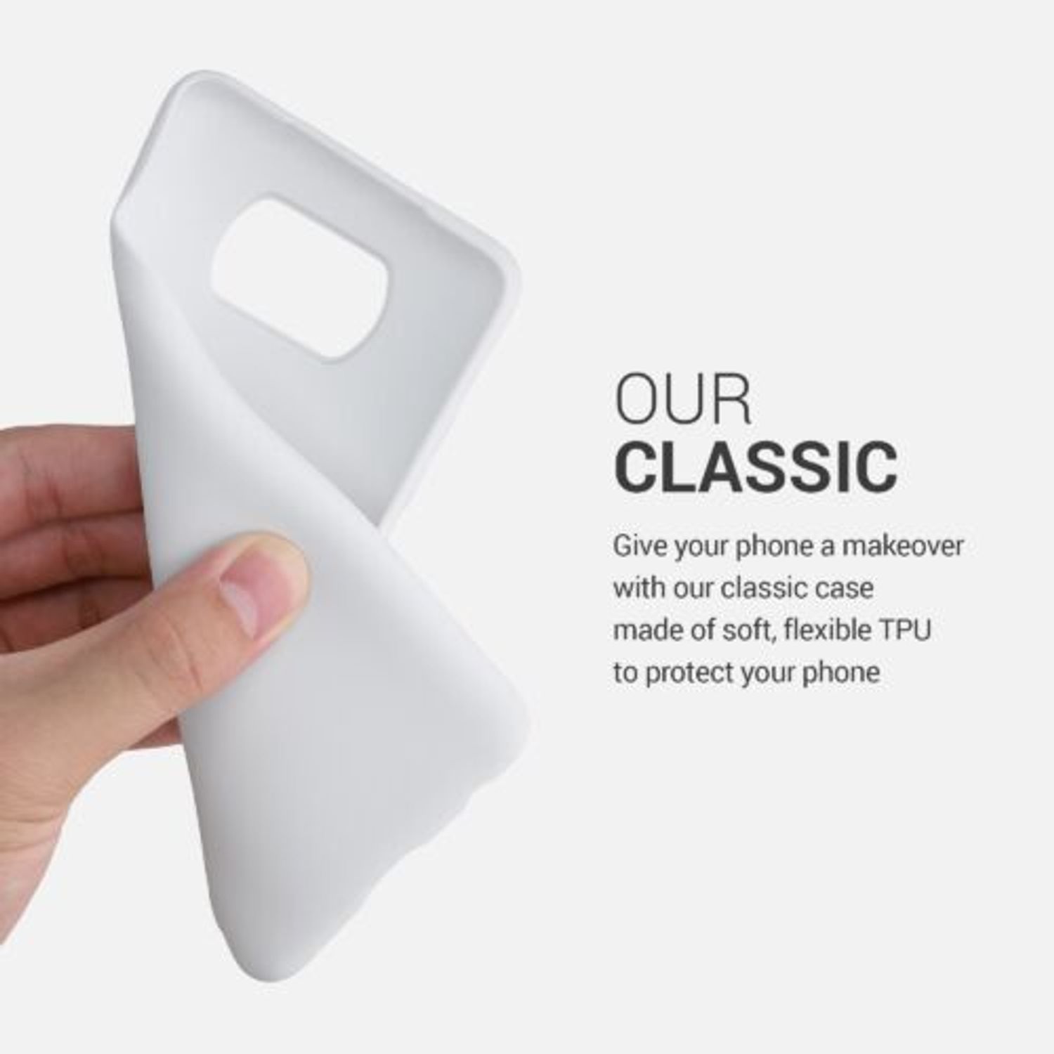 Husa pentru Xiaomi Poco X3 (NFC)/Poco X3 Pro, Silicon, Alb, 53482.48 fotografia produsului View 4 L