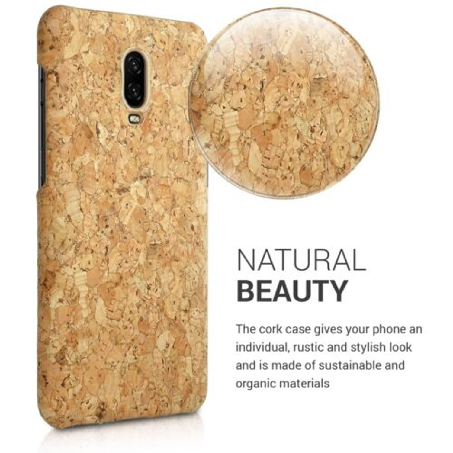 Husa pentru OnePlus 6T, Pluta, Maro, 46318.24 fotografia produsului View 4 L