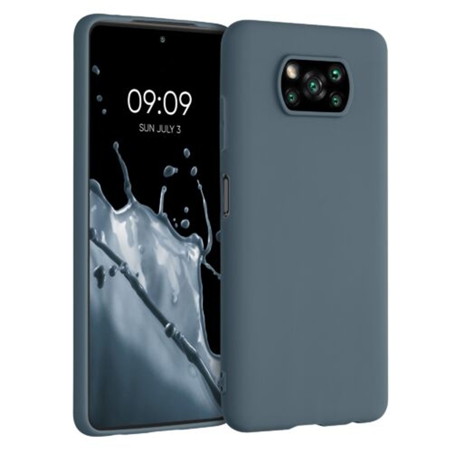 Husa pentru Xiaomi Poco X3 (NFC)/Poco X3 Pro, Silicon, Albastru, 53482.202 fotografia produsului