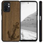 Husa pentru Xiaomi Redmi Note 10/Redmi Note 10S, Lemn, Maro, 54548.03 fotografia produsului View 2 S