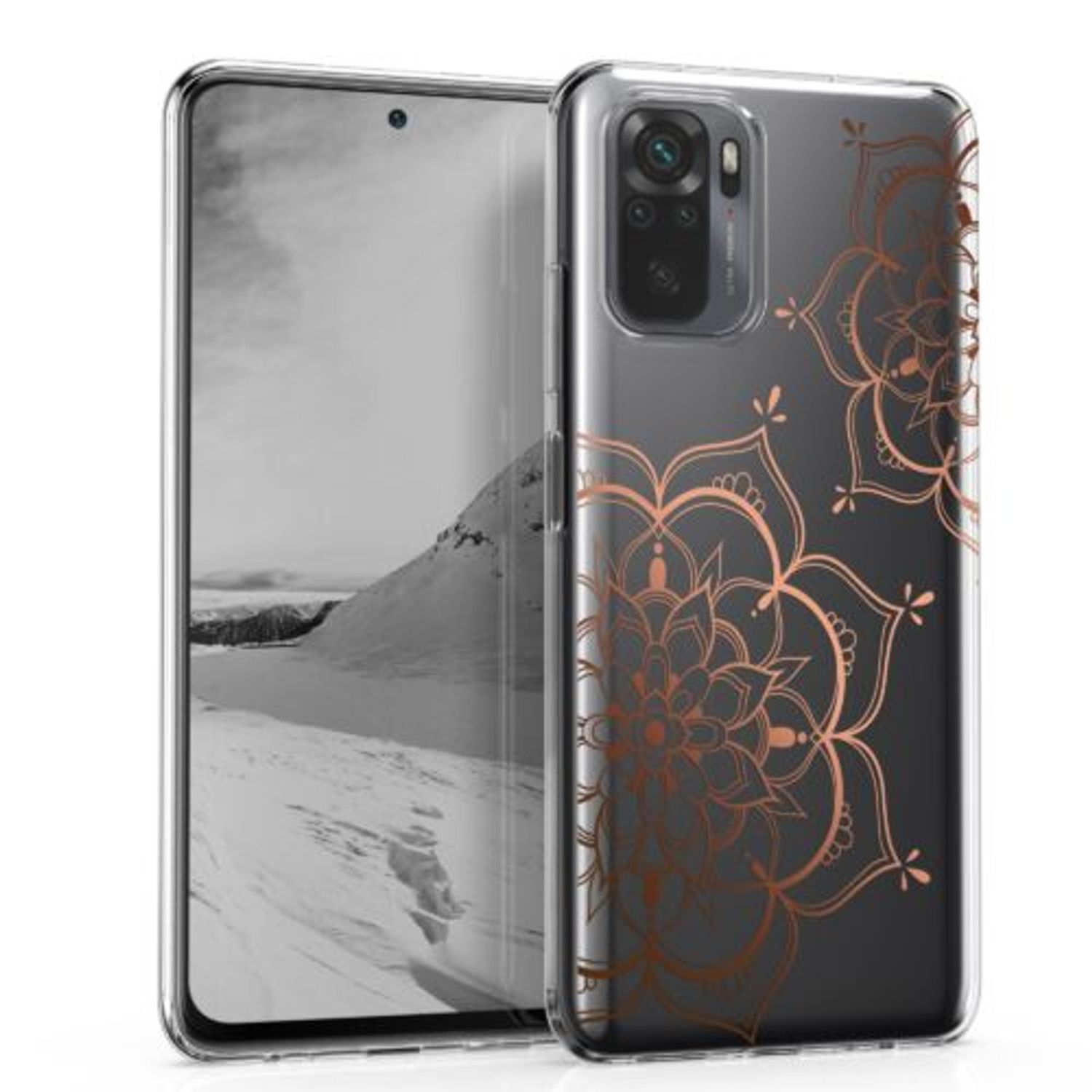 Husa pentru Xiaomi Redmi Note 10/Redmi Note 10S, Silicon, Rose Gold, 54549.01 fotografia produsului View 22 L