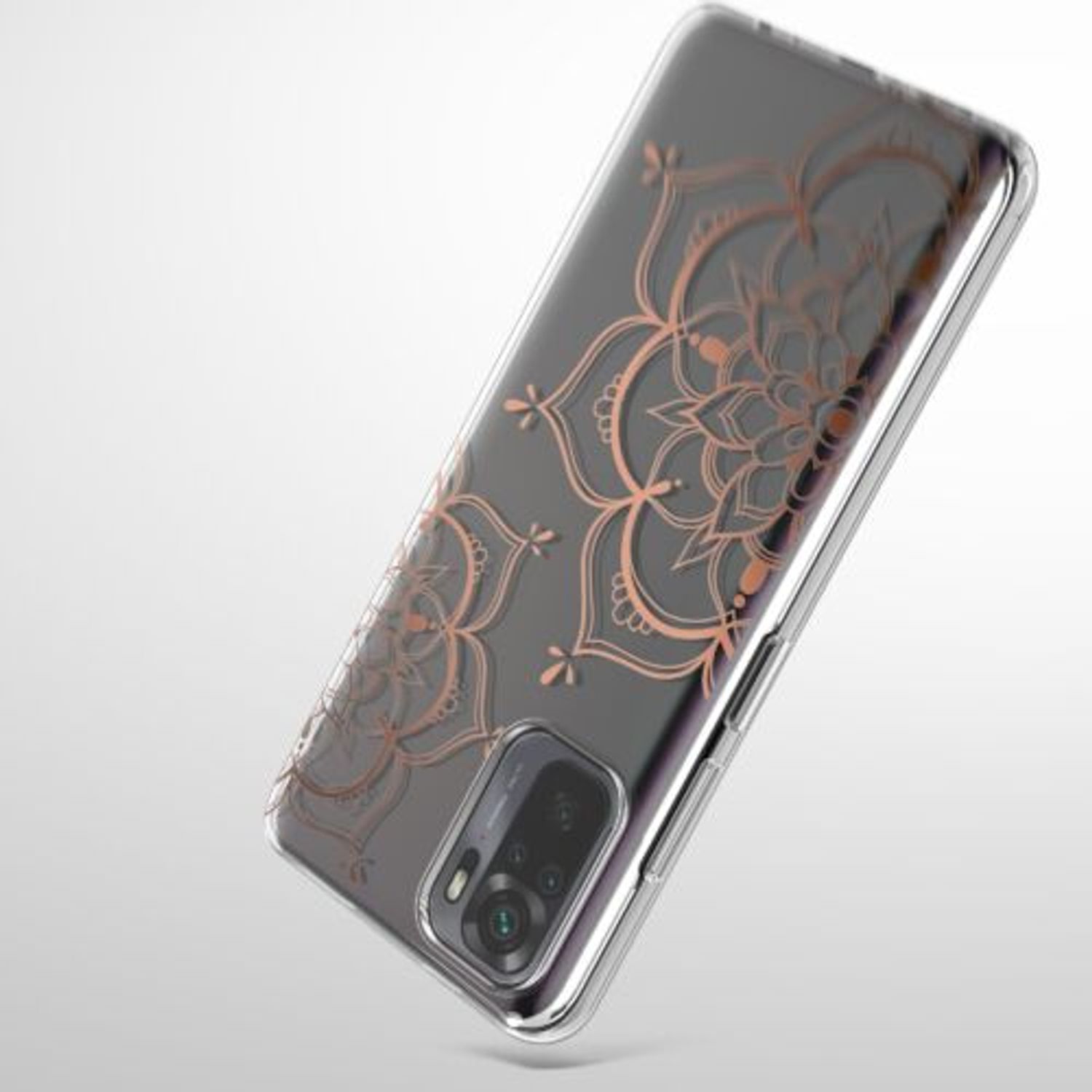 Husa pentru Xiaomi Redmi Note 10/Redmi Note 10S, Silicon, Rose Gold, 54549.01 fotografia produsului View 12 L