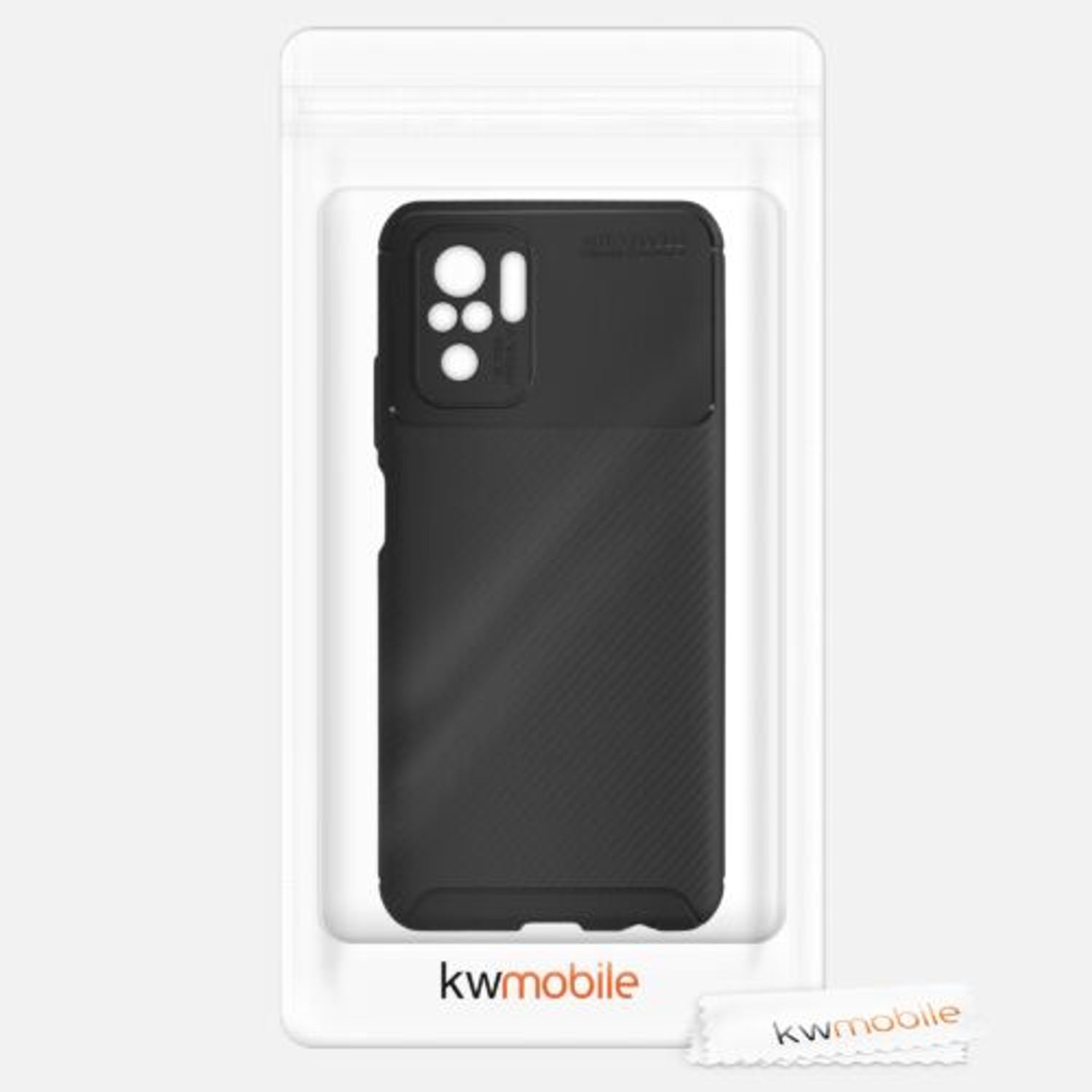 Husa pentru Xiaomi Redmi Note 10/Redmi Note 10S, Silicon, Negru, 55256.01 fotografia produsului View 7 L