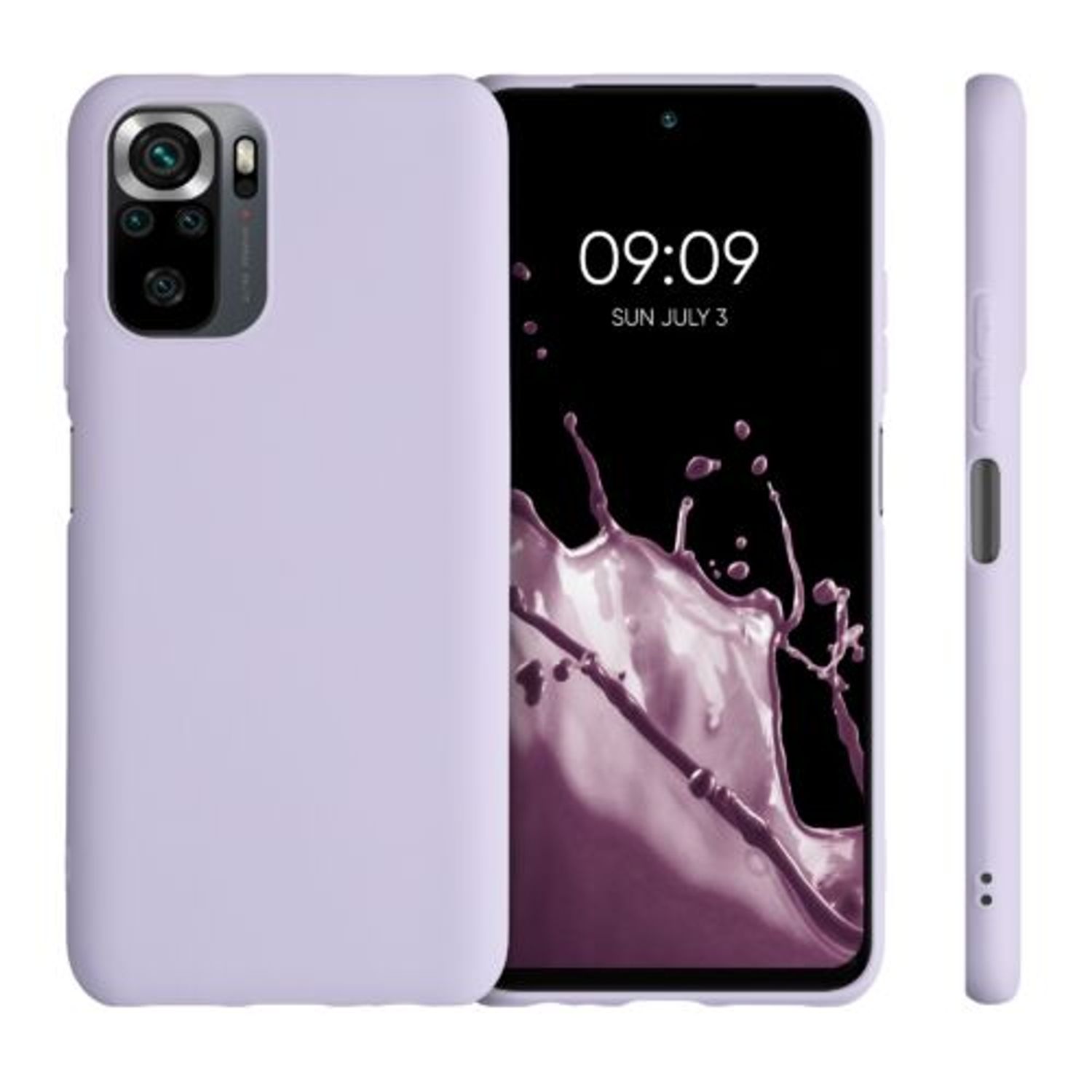 Husa pentru Xiaomi Redmi Note 10/Redmi Note 10S, Silicon, Mov, 54541.108 fotografia produsului View 2 L