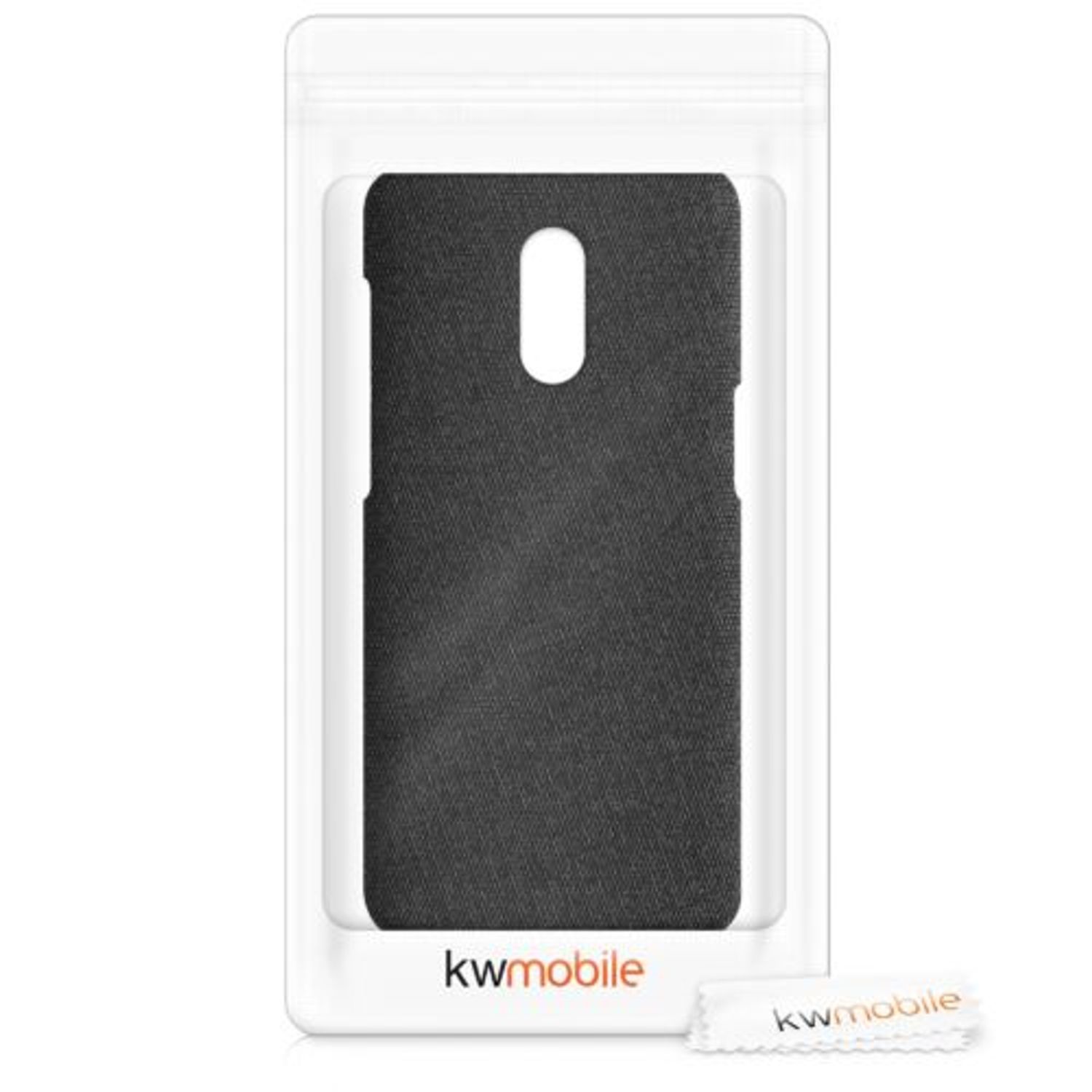 Husa pentru OnePlus 6T, Textil, Gri, 55763.19 fotografia produsului View 7 L