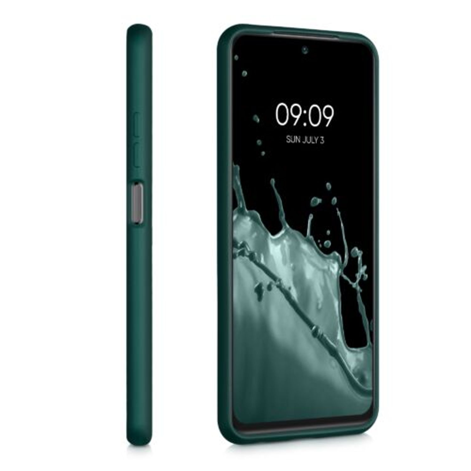 Husa pentru Xiaomi Redmi Note 10/Redmi Note 10S, Silicon, Verde, 54542.14 fotografia produsului View 5 L