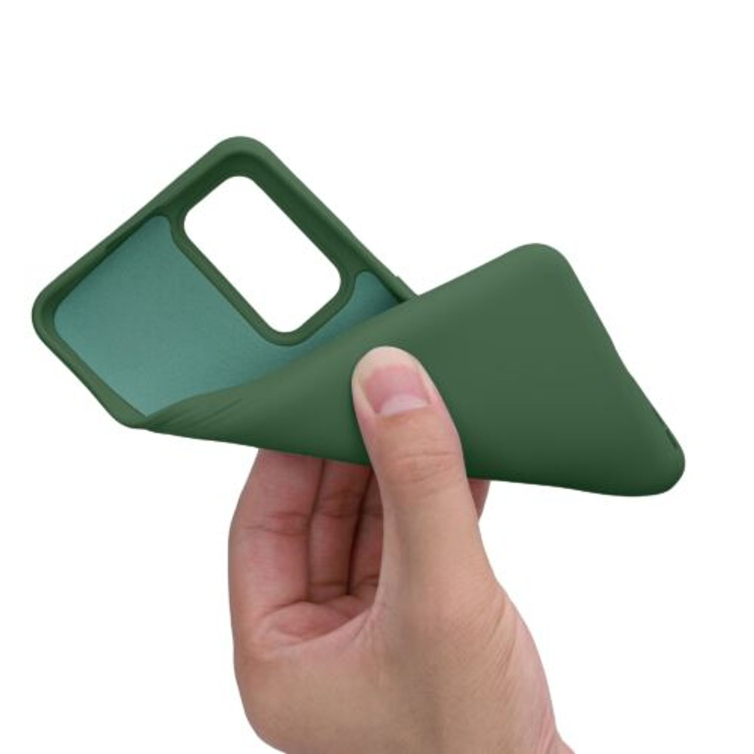 Husa pentru OnePlus 9, Silicon, Verde, 55348.80 fotografia produsului View 8 L