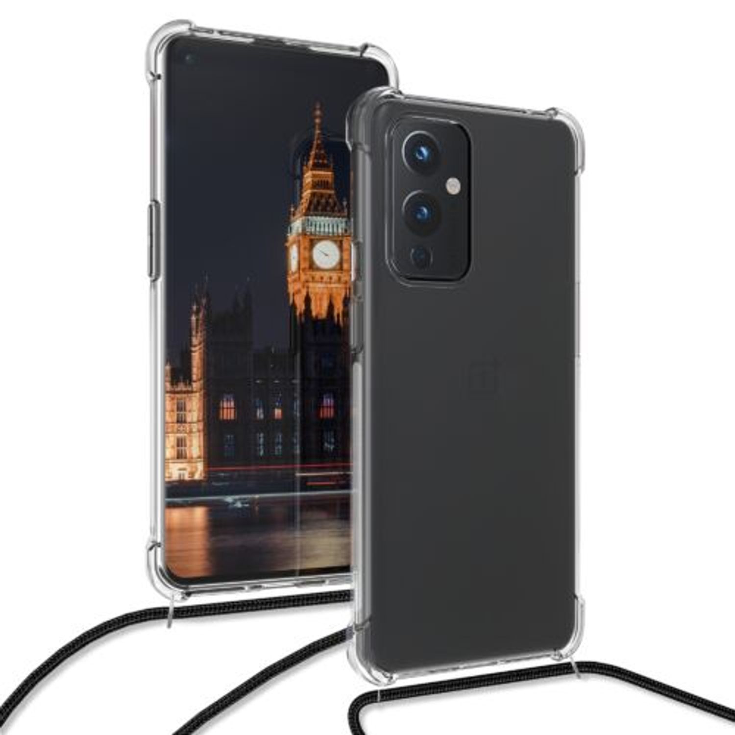 Husa pentru OnePlus 9, Silicon, Transparent, 54436.03 fotografia produsului View 5 L