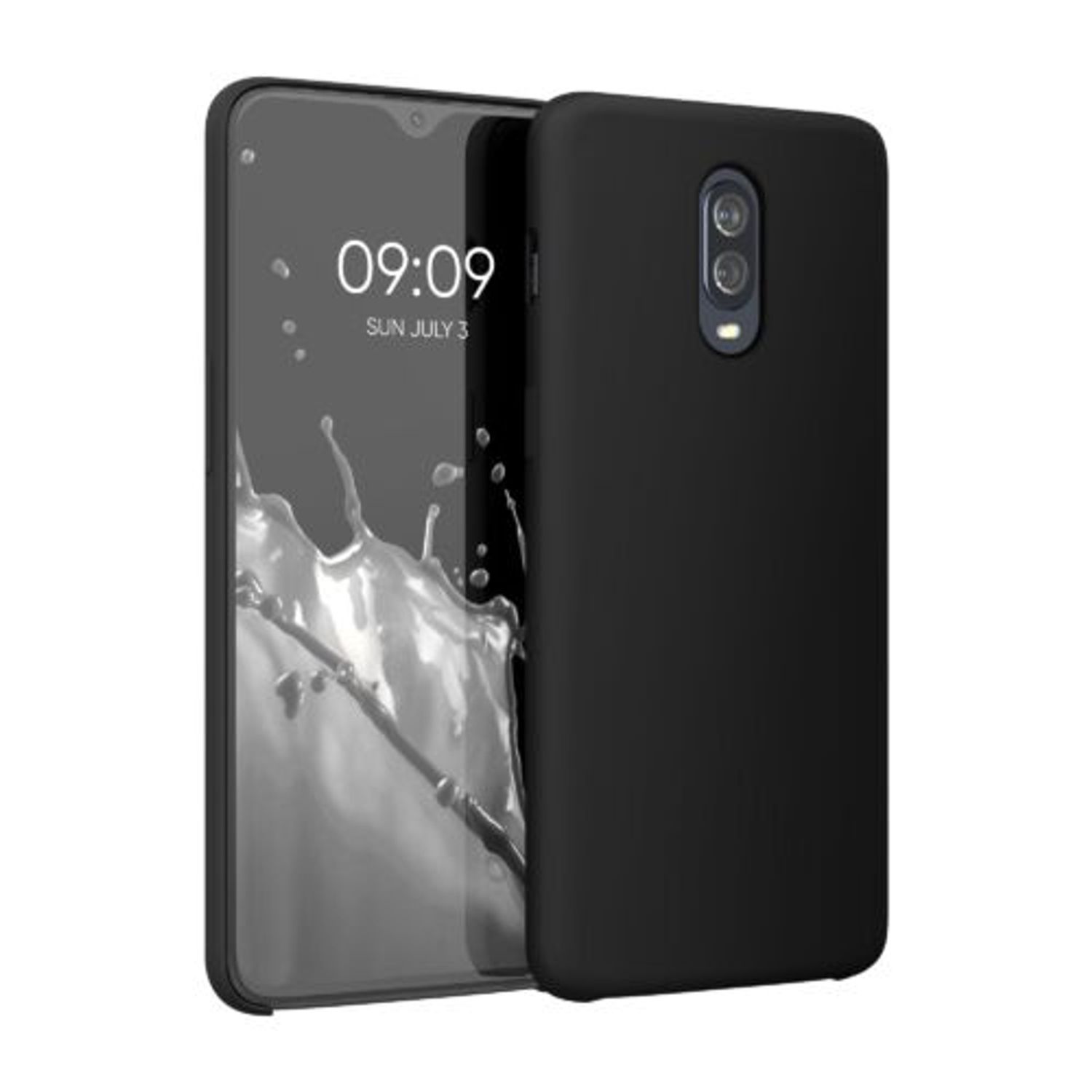 Husa pentru OnePlus 6T, Silicon, Negru, 46316.01 fotografia produsului
