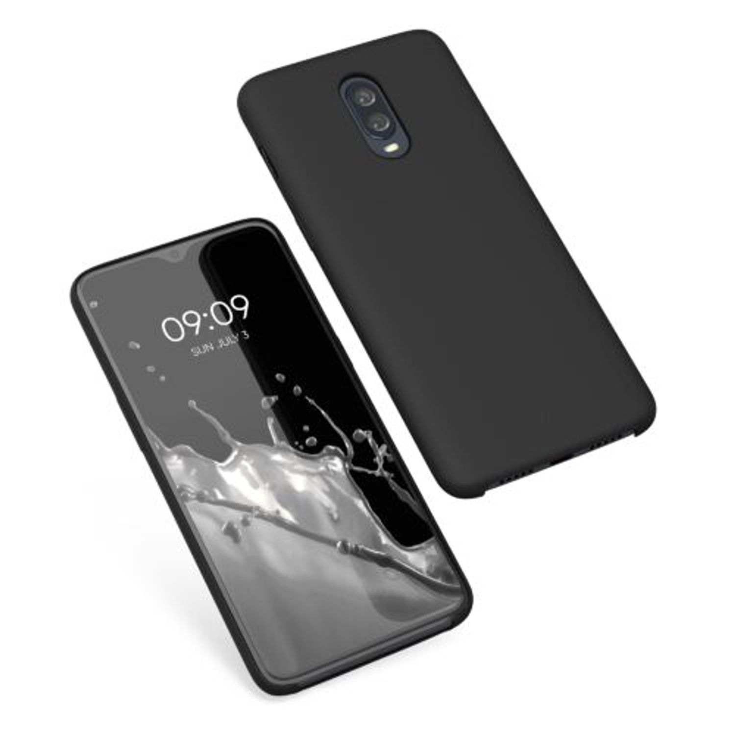 Husa pentru OnePlus 6T, Silicon, Negru, 46316.01 fotografia produsului View 2 L