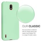 Husa pentru Nokia 1.3, Silicon, Verde, 52537.50 fotografia produsului View 4 S
