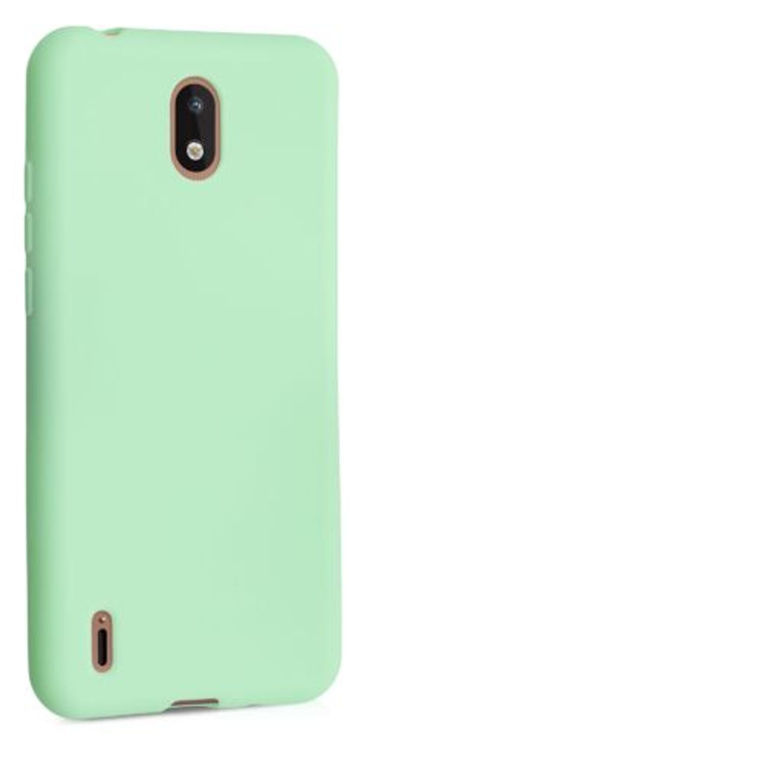 Husa pentru Nokia 1.3, Silicon, Verde, 52537.50 fotografia produsului View 8 L