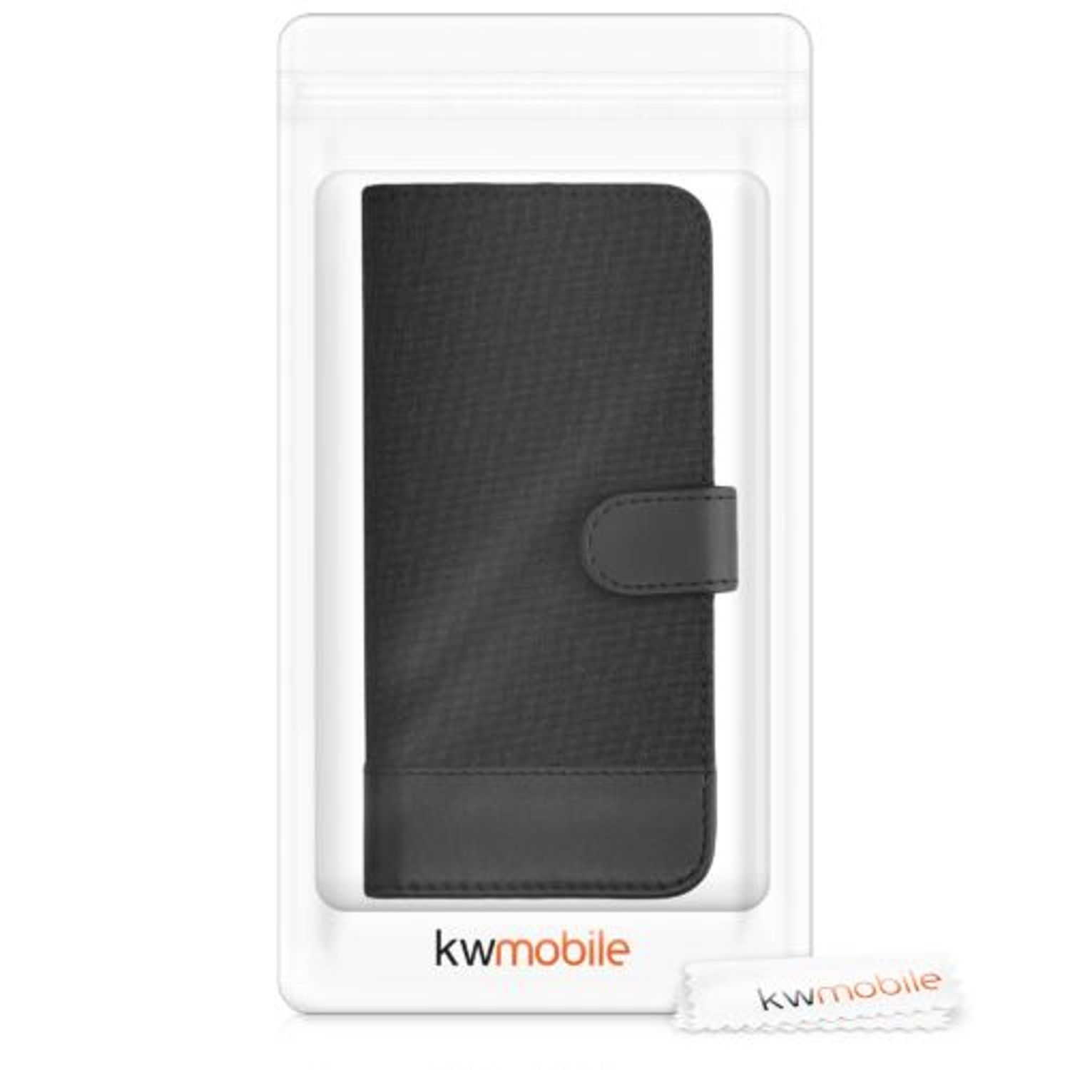 Husa pentru TCL 10 Pro, Textil, Negru, 53512.73 fotografia produsului View 6 L