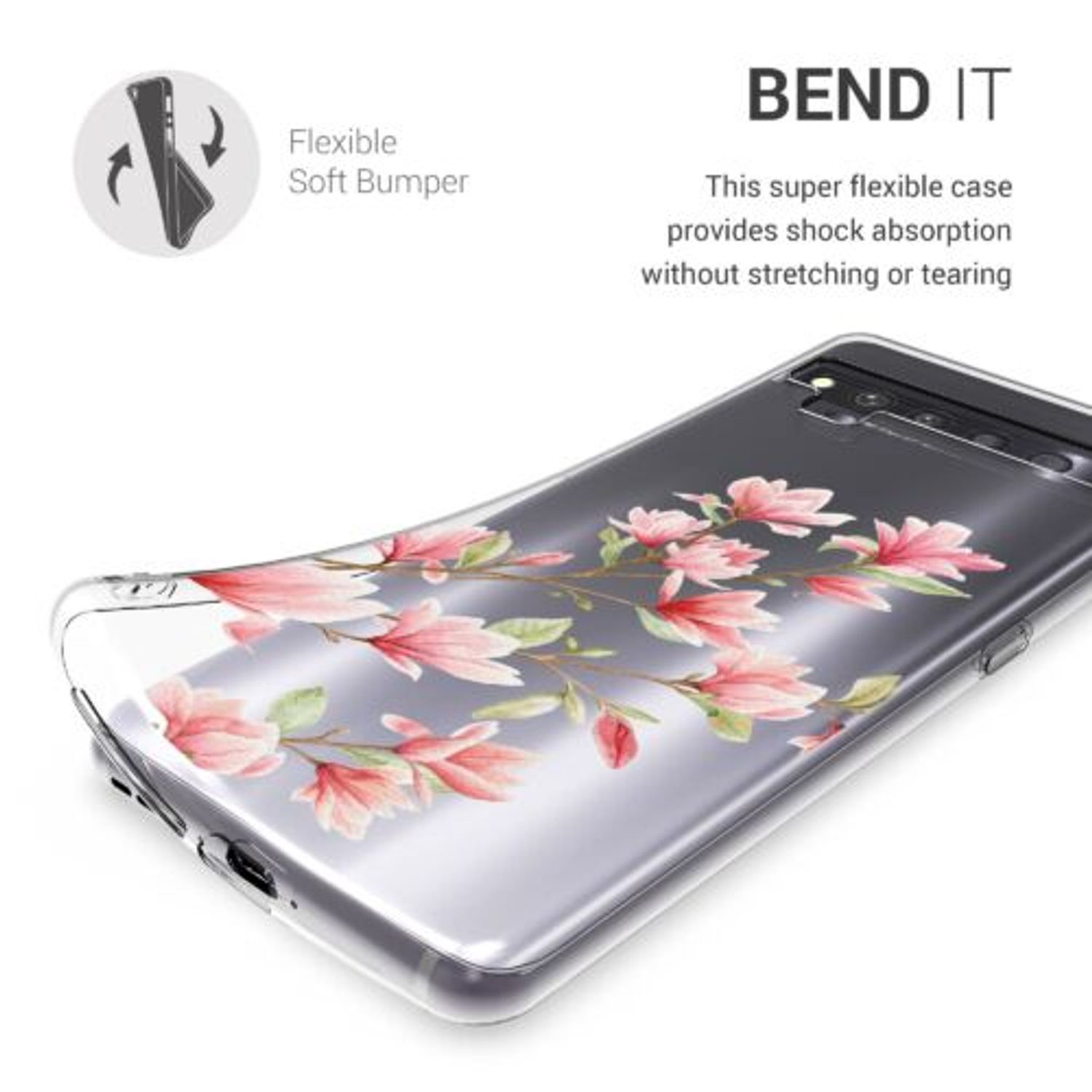 Husa pentru TCL 10 Pro, Silicon, Multicolor, 53513.02 fotografia produsului View 4 L