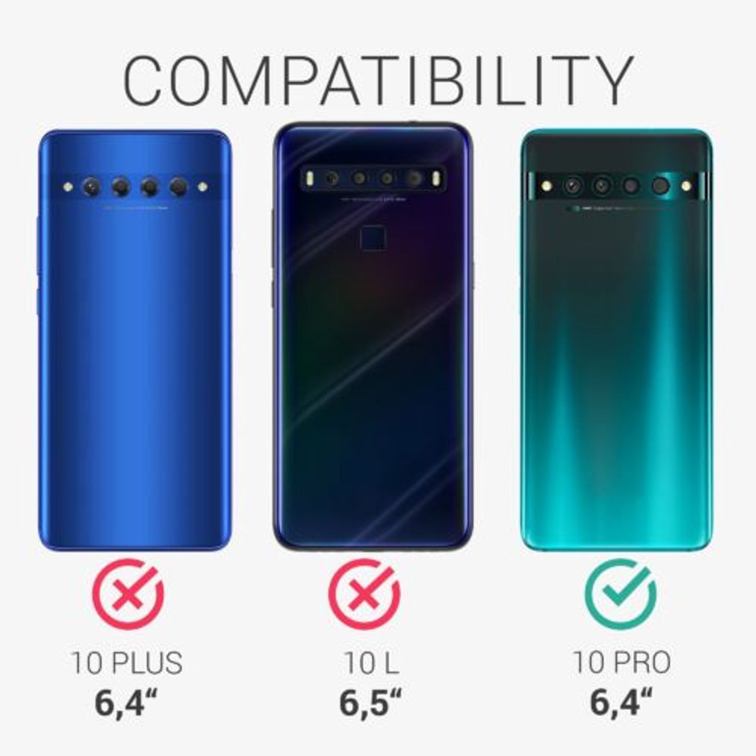 Husa pentru TCL 10 Pro, Silicon, Multicolor, 53513.02 fotografia produsului View 6 L