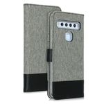 Husa pentru TCL 10L, Textil, Gri, 53509.22 fotografia produsului View 4 S