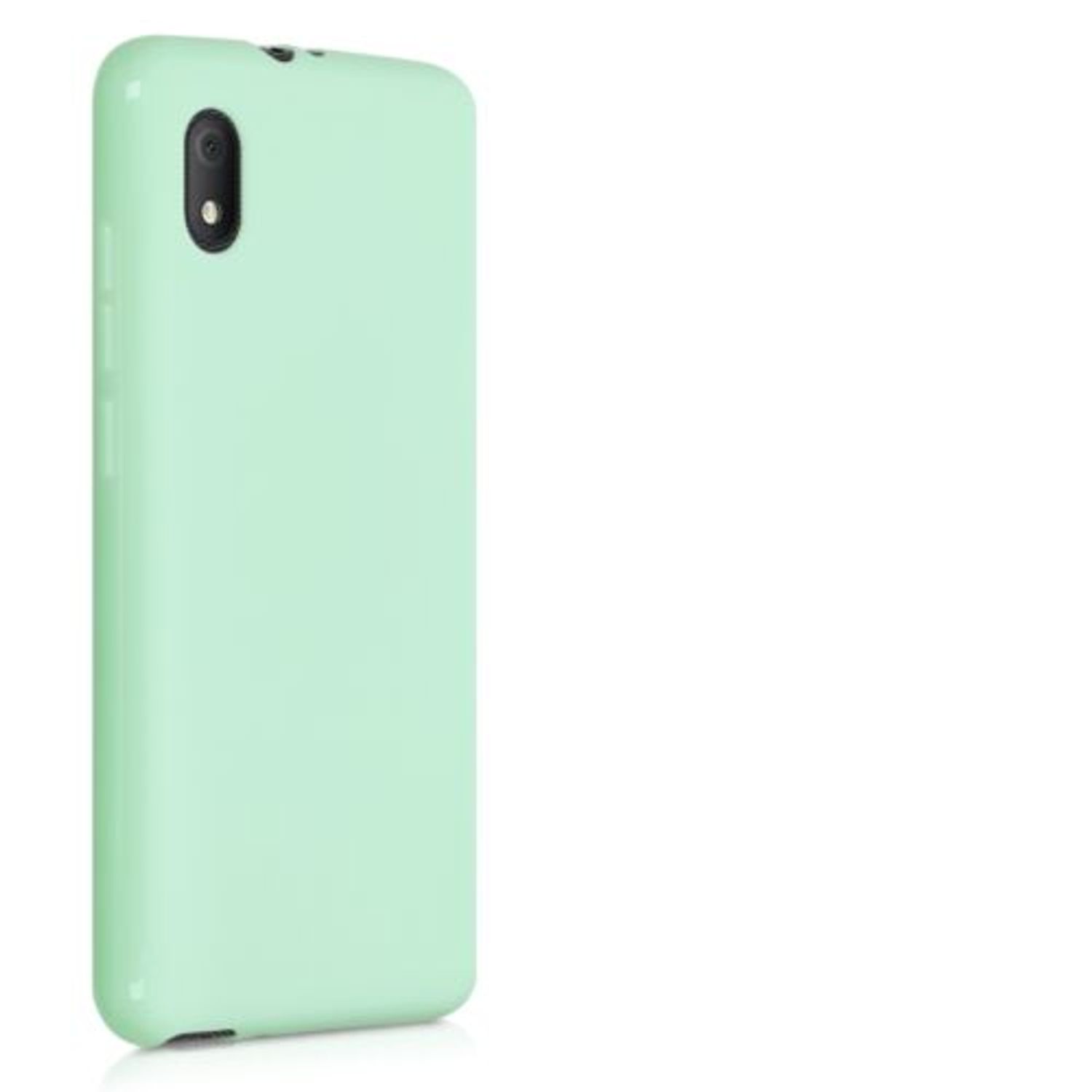 Husa pentru Alcatel 1B (2020), Silicon, Verde, 51516.50 fotografia produsului View 8 L