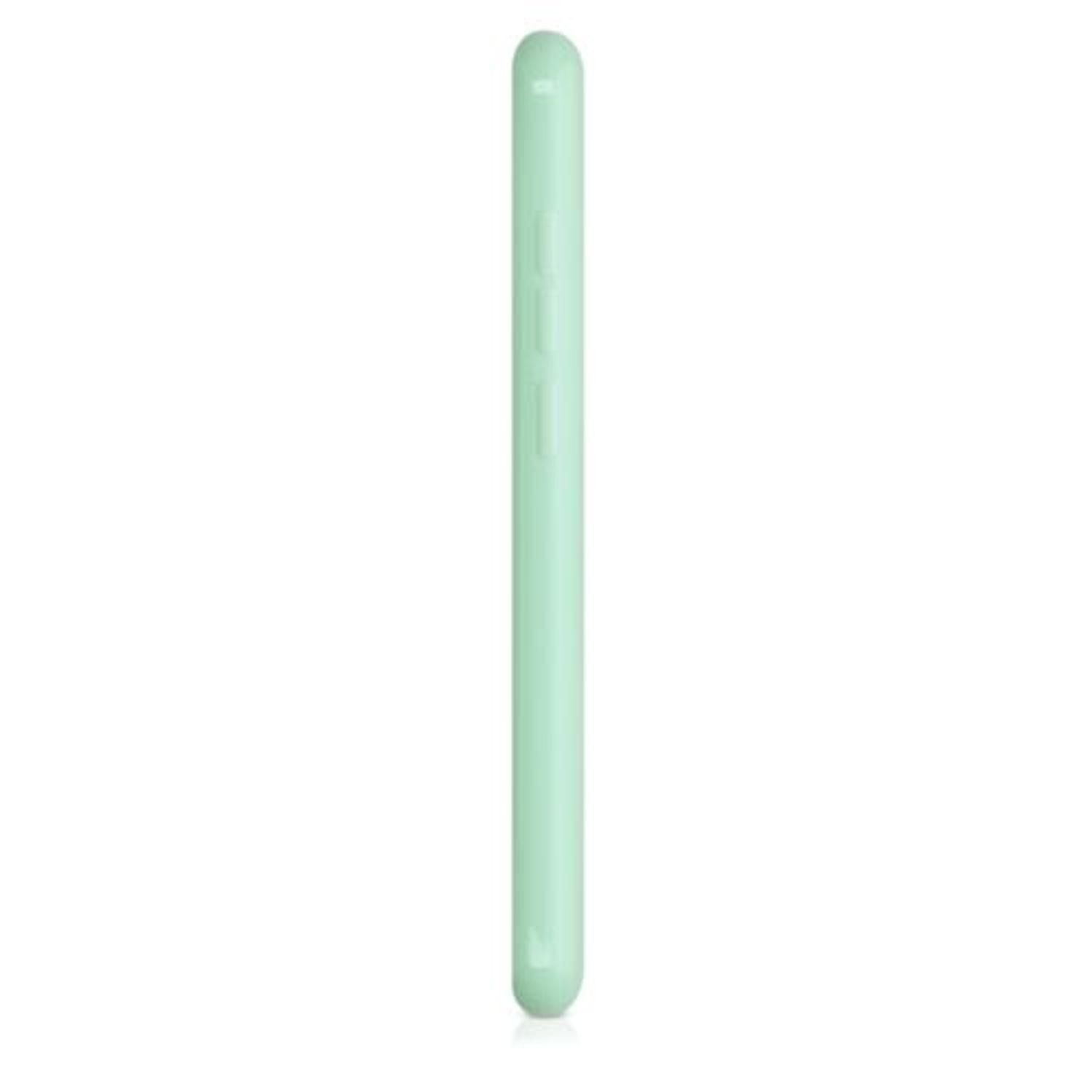 Husa pentru Alcatel 1B (2020), Silicon, Verde, 51516.50 fotografia produsului View 3 L