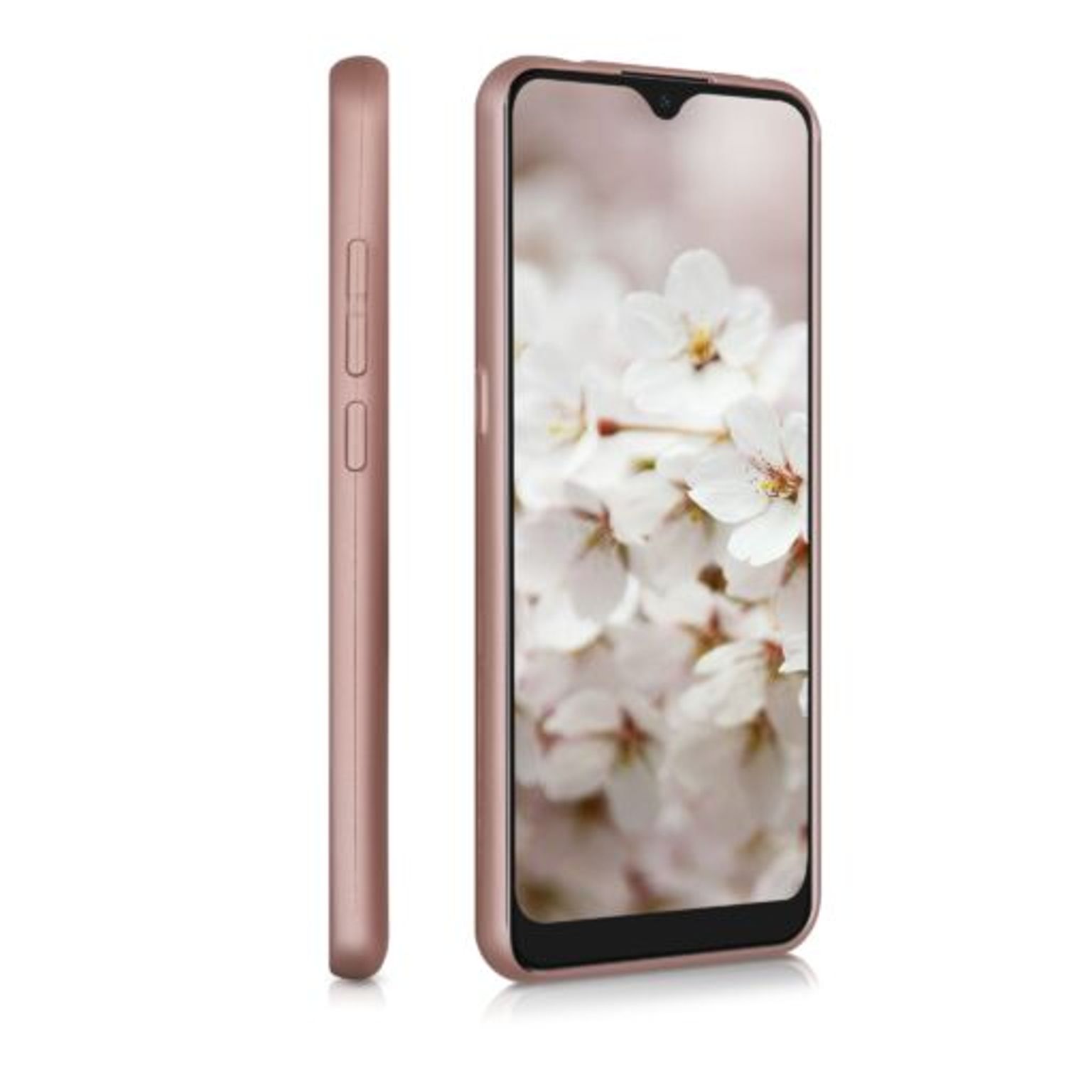 Husa pentru Alcatel 1S (2020), Silicon, Rose Gold, 53558.31 fotografia produsului View 5 L