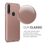 Husa pentru Alcatel 1S (2020), Silicon, Rose Gold, 53558.31 fotografia produsului View 4 S