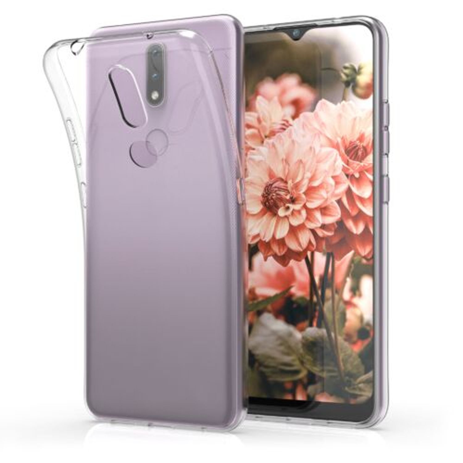 Husa pentru Nokia 2.4, Silicon, Transparent, 54749.03 fotografia produsului View 18 L