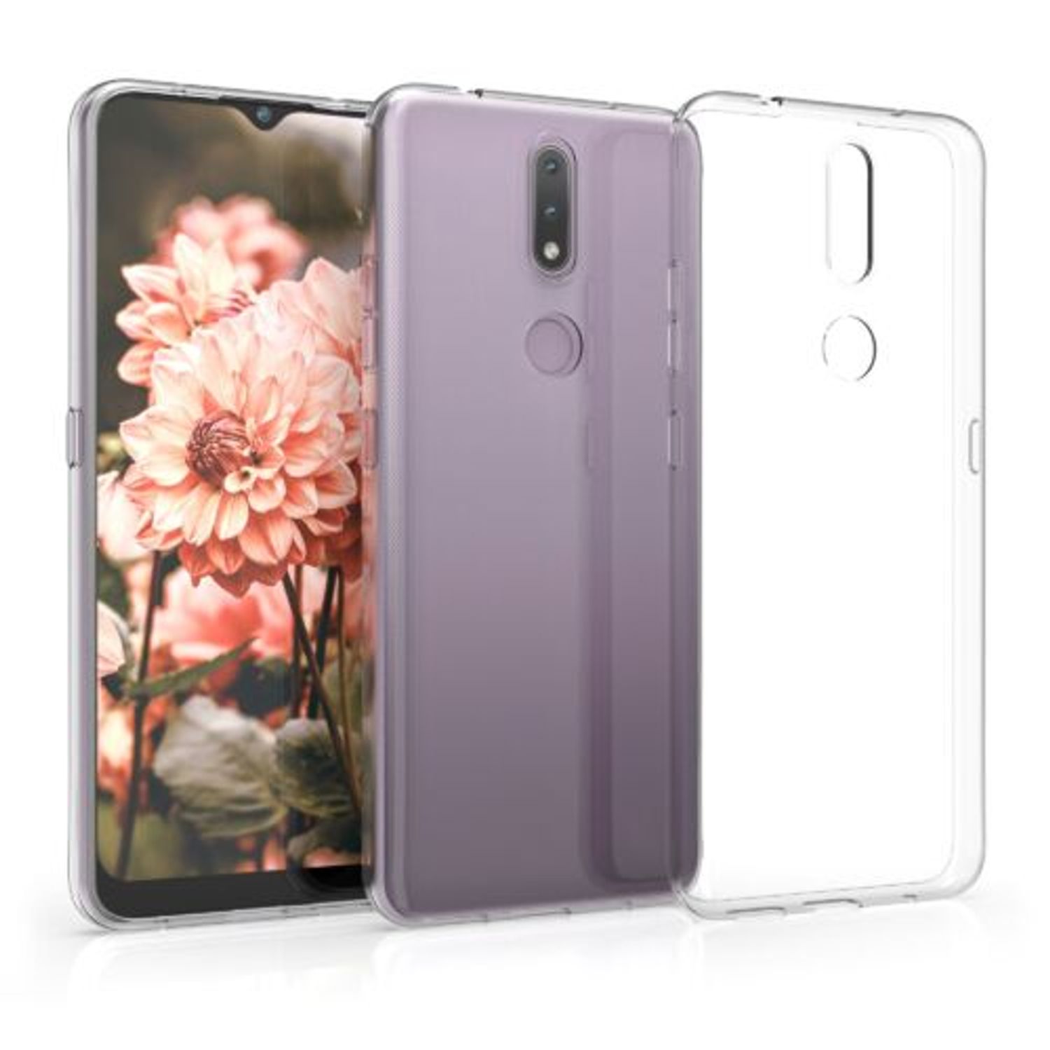 Husa pentru Nokia 2.4, Silicon, Transparent, 54749.03 fotografia produsului View 17 L