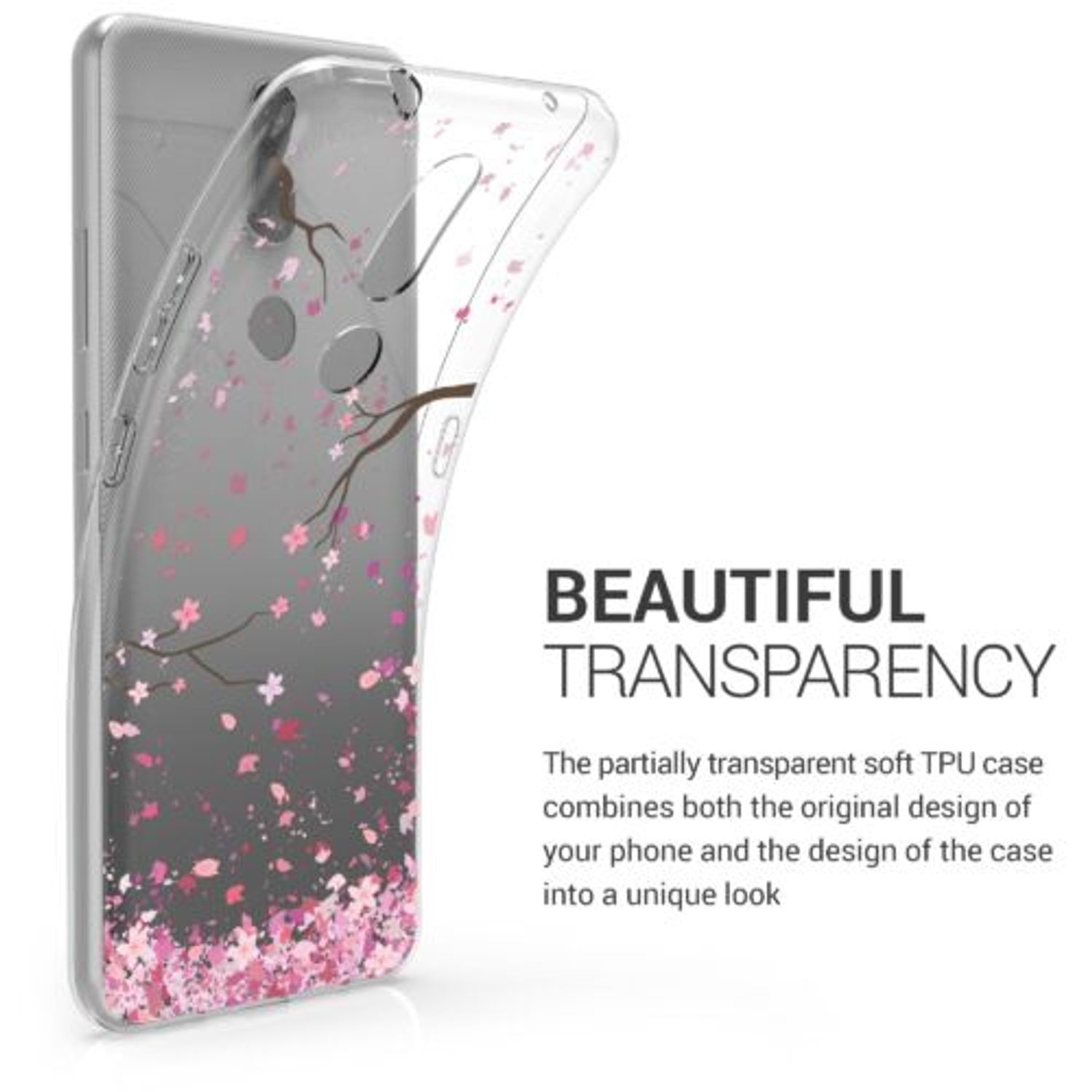 Husa pentru Nokia 2.4, Silicon, Multicolor, 55163.01 fotografia produsului View 3 L