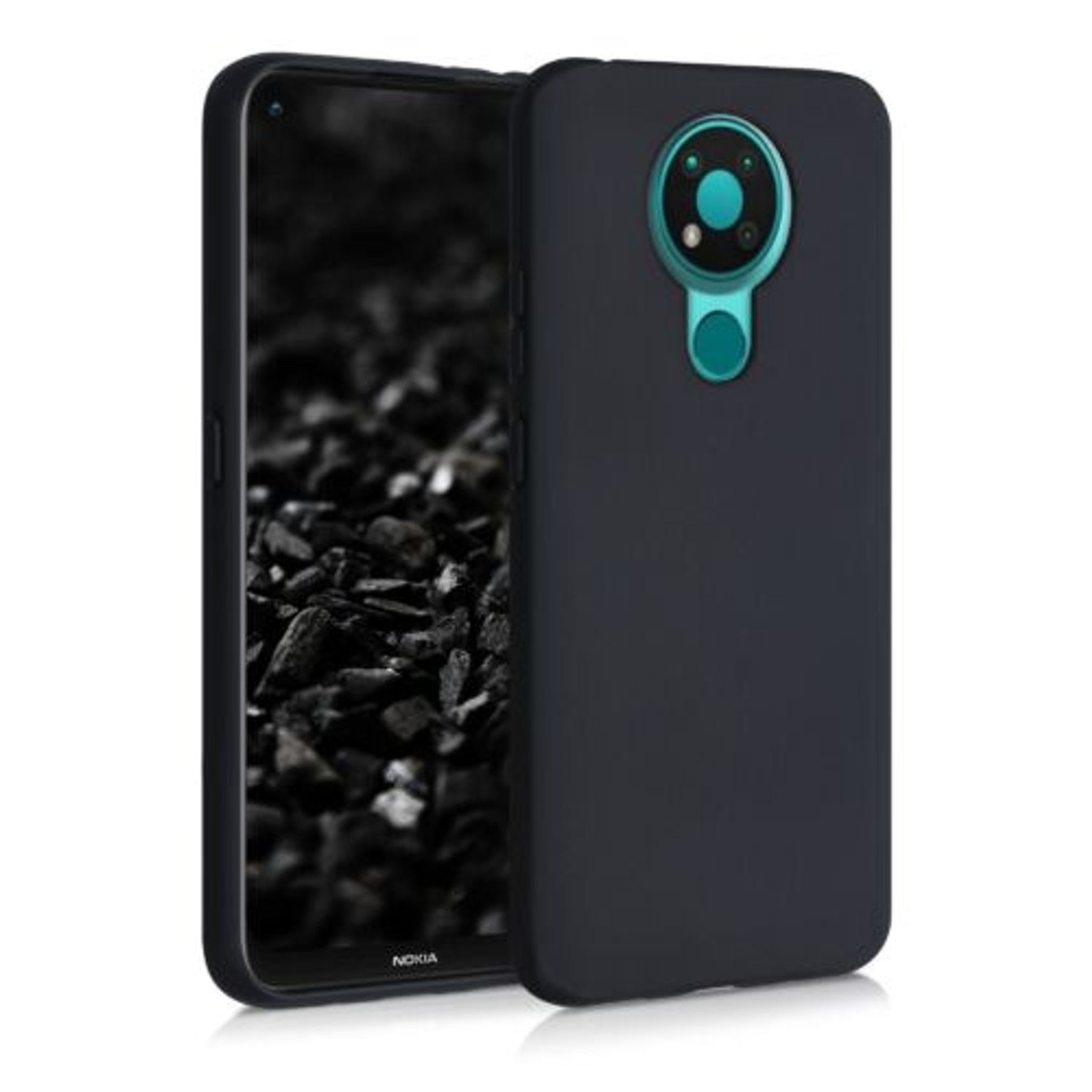Husa pentru Nokia 3.4, Silicon, Negru, 53495.01 fotografia produsului