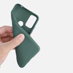 Husa pentru Alcatel 3L (2021), Silicon, Verde, 54467.171 fotografia produsului View 8 S