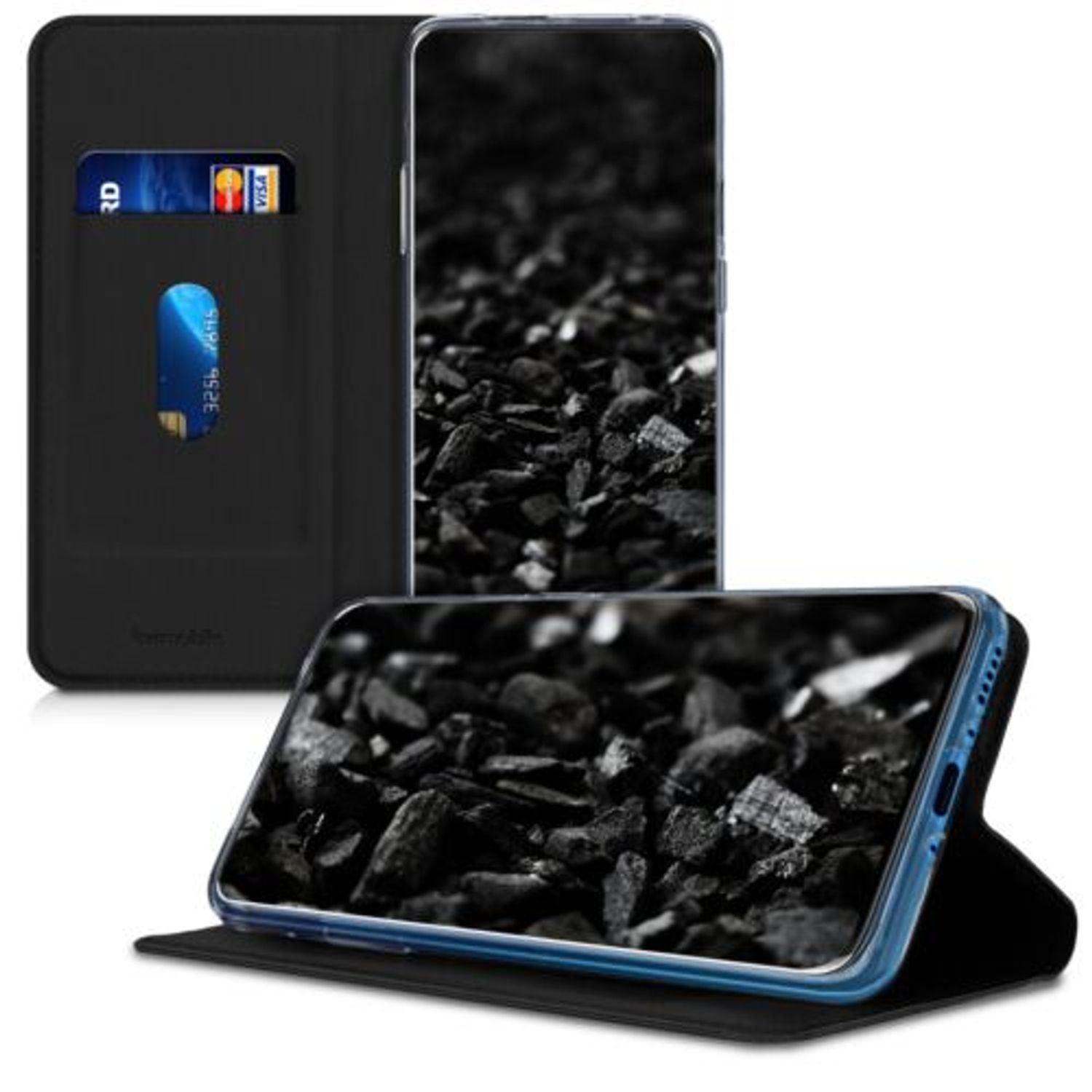 Husa pentru OnePlus 7 Pro, Piele ecologica, Negru, 48884.01 fotografia produsului View 5 L