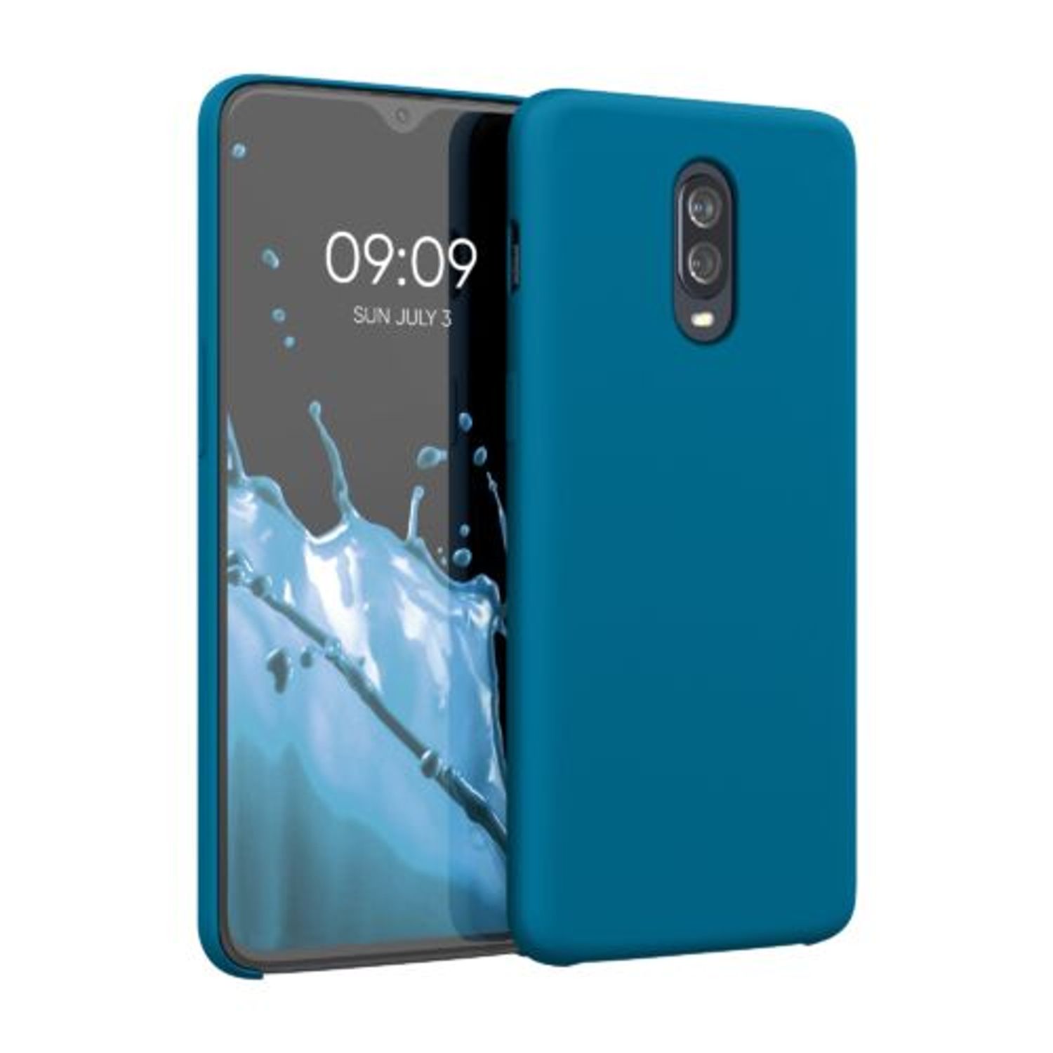 Husa pentru OnePlus 6T, Silicon, Albastru, 46316.224 fotografia produsului