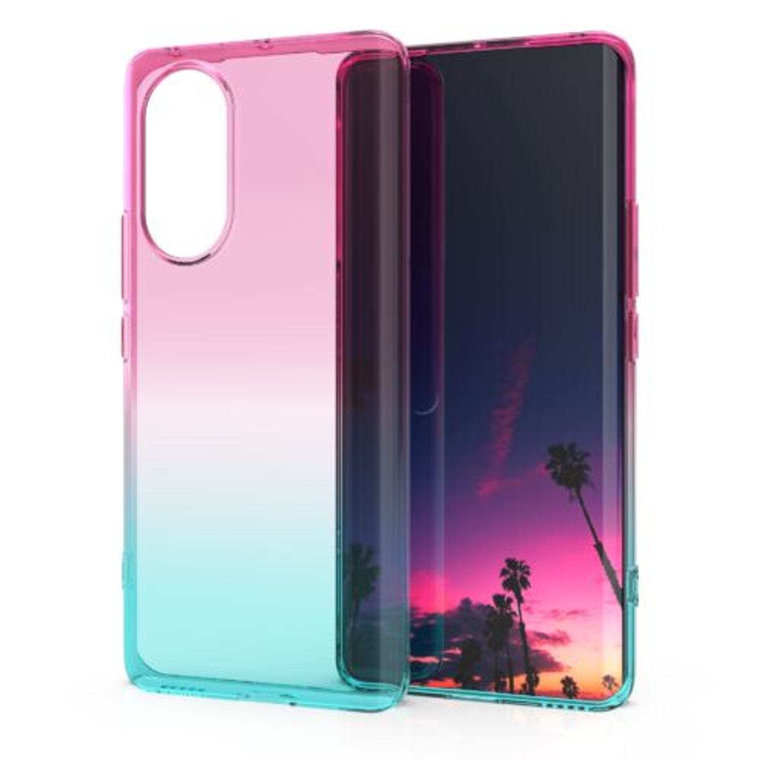 Husa pentru Honor 50, Silicon, Roz, 55776.01 fotografia produsului View 6 L