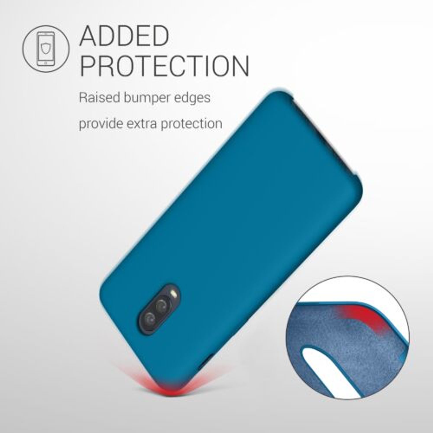 Husa pentru OnePlus 6T, Silicon, Albastru, 46316.224 fotografia produsului View 6 L