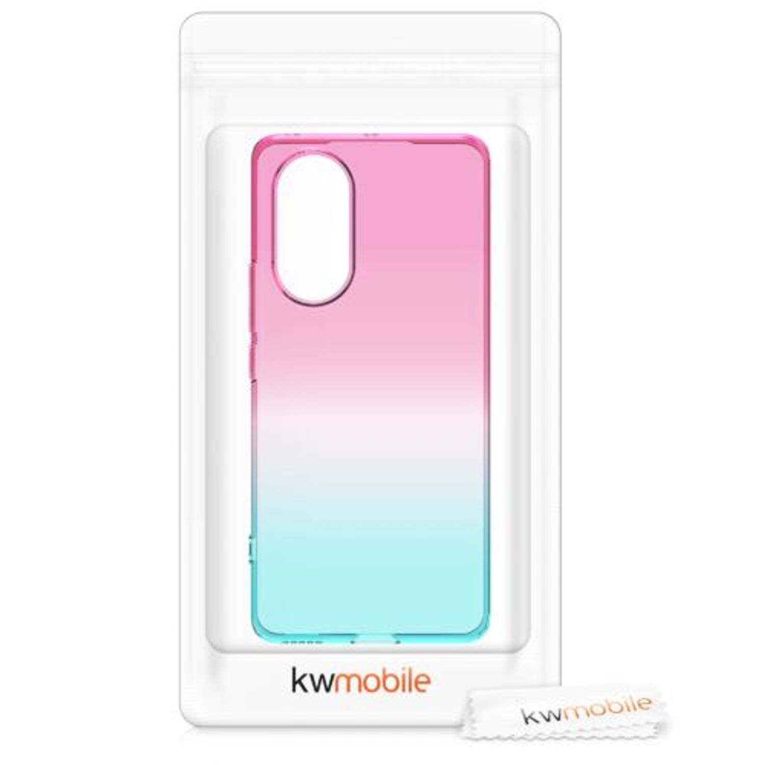 Husa pentru Honor 50, Silicon, Roz, 55776.01 fotografia produsului View 4 L