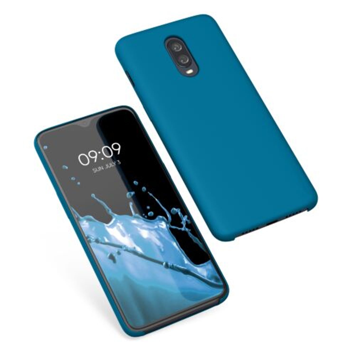 Husa pentru OnePlus 6T, Silicon, Albastru, 46316.224 fotografia produsului View 2 L