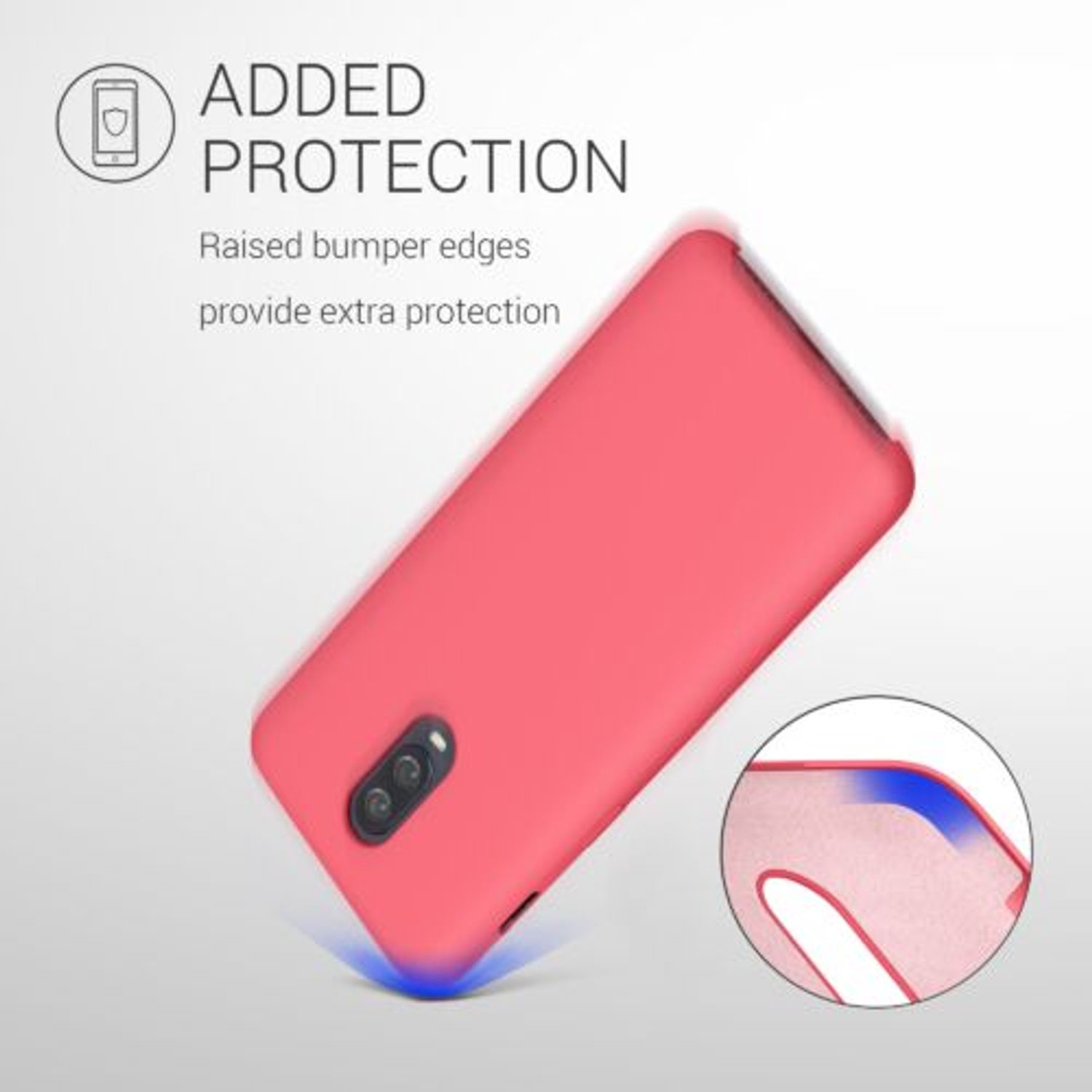 Husa pentru OnePlus 6T, Silicon, Roz, 46316.103 fotografia produsului View 6 L
