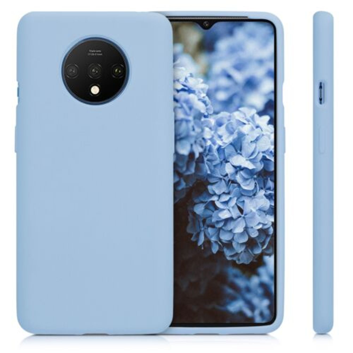 Husa pentru OnePlus 7T, Silicon, Albastru, 50403.58 fotografia produsului View 2 L