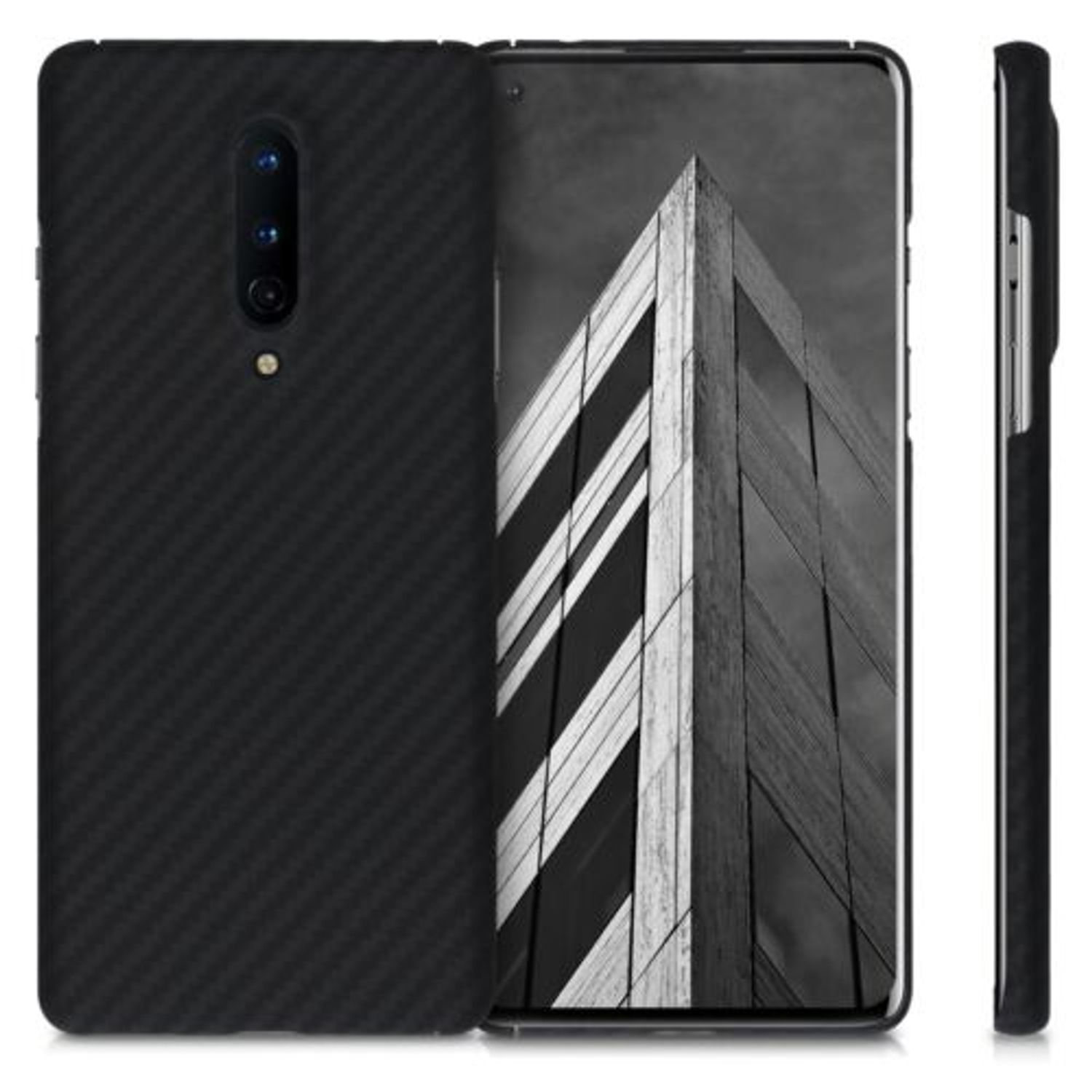 Husa pentru OnePlus 8, Aramida, Negru, 51869.47 fotografia produsului View 2 L
