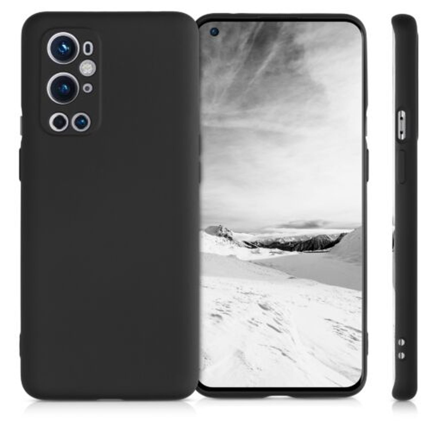 Husa pentru OnePlus 9 Pro, Silicon, Negru, 55349.01 fotografia produsului View 2 L