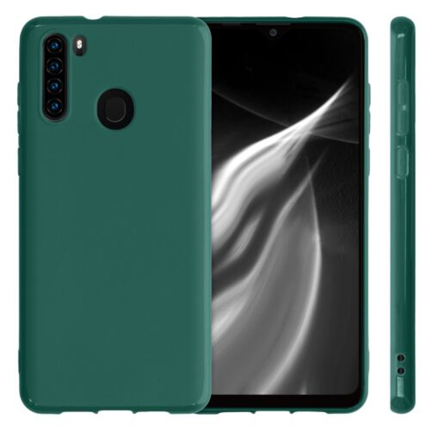 Husa pentru Blackview A80 Pro, Silicon, Verde, 52805.184 fotografia produsului View 2 L