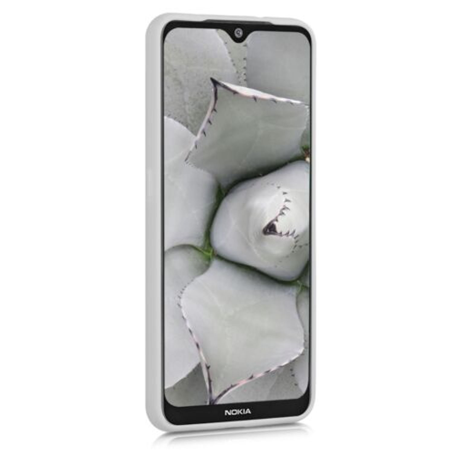 Husa pentru Nokia 7.2, Silicon, Gri, 50156.70 fotografia produsului View 3 L