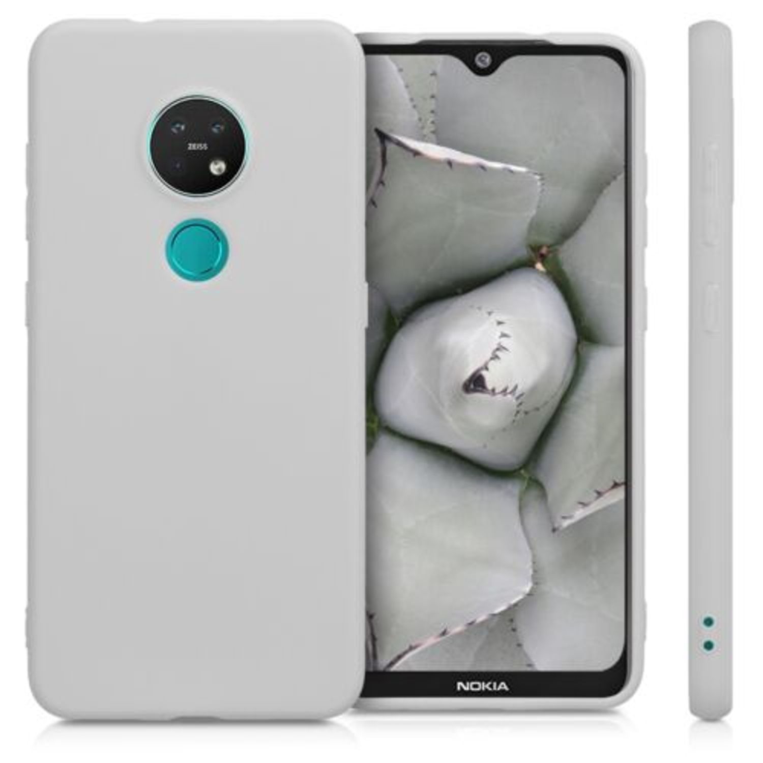 Husa pentru Nokia 7.2, Silicon, Gri, 50156.70 fotografia produsului View 2 L