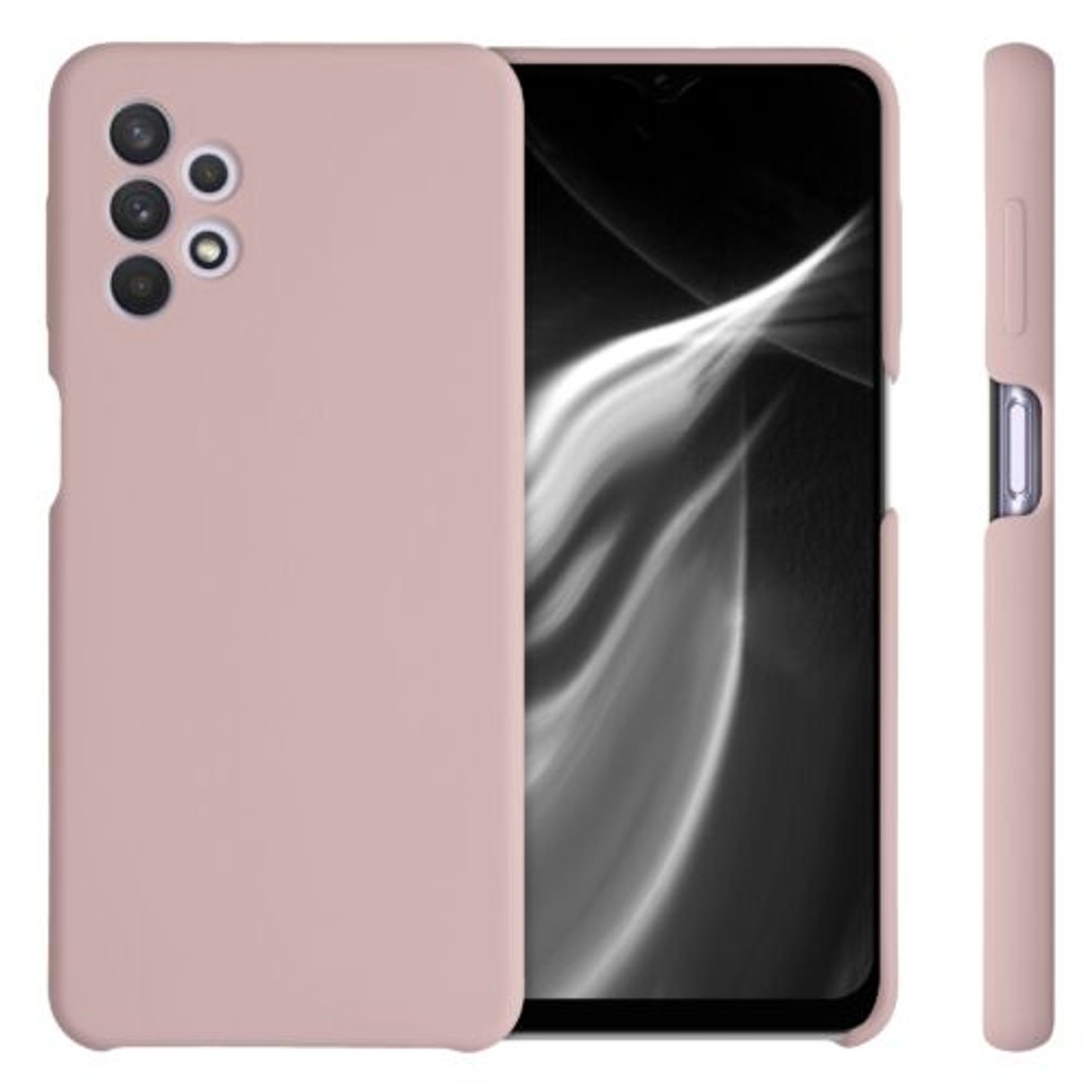 Husa pentru Samsung Galaxy A32 5G, Silicon, Roz, 54336.52 fotografia produsului View 2 L