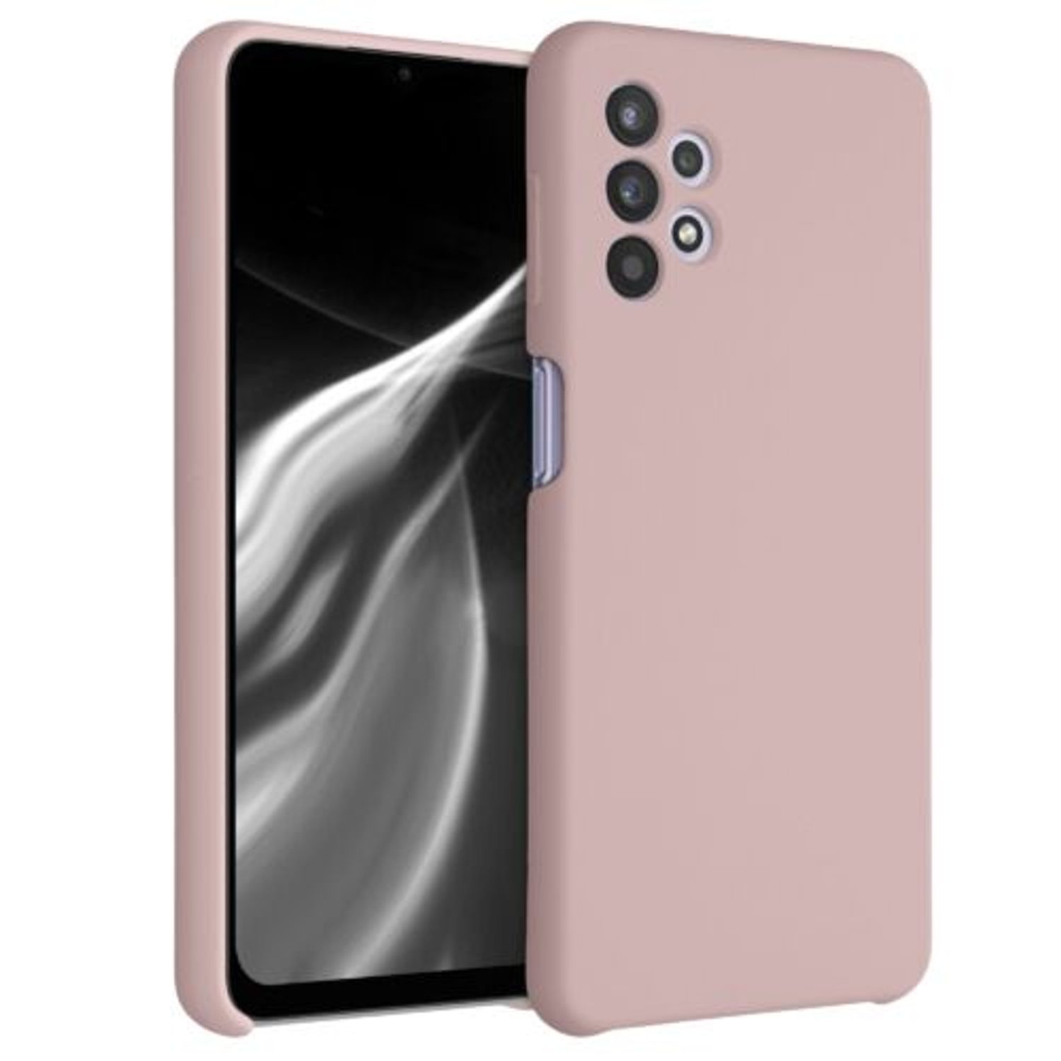 Husa pentru Samsung Galaxy A32 5G, Silicon, Roz, 54336.52 fotografia produsului