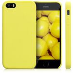 Husa pentru Apple iPhone 5/iPhone 5s/iPhone SE, Silicon, Galben, 42766.30 fotografia produsului View 2 S